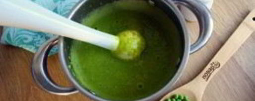 Шаг 3: супа из зеленого гороха