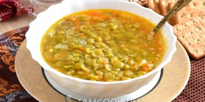 Рецепт вегетарианского горохового супа