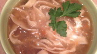 Рецепт Грибного супа с лапшой