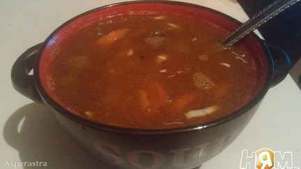 Рецепт Густого чечевично-нутовый суп