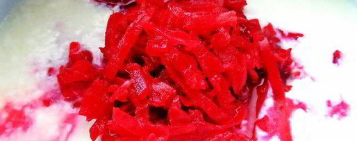 Шаг 3: холодника на кефире с маринованной свеклой