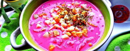 Шаг 9: холодника на кефире с маринованной свеклой