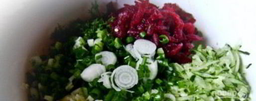 Шаг 1: холодника на кефире со свеклой