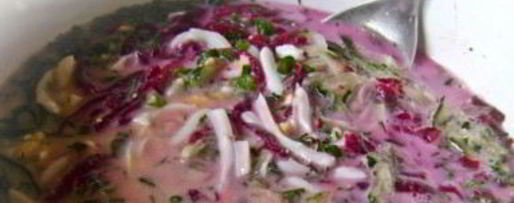 Шаг 3: холодника на кефире со свеклой