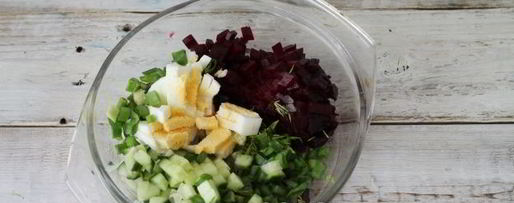 Шаг 5: холодника со свеклой на кипяченой воде