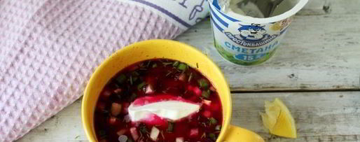 Шаг 8: холодника со свеклой на кипяченой воде