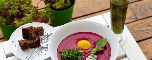 Шаг 16: холодного крема-супа из свеклы с щавелем