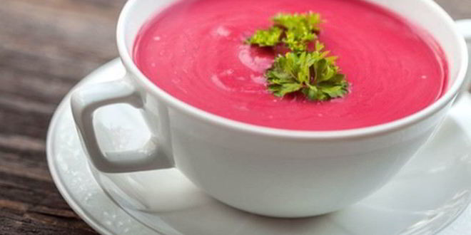 Рецепт холодного крема-супа из свеклы