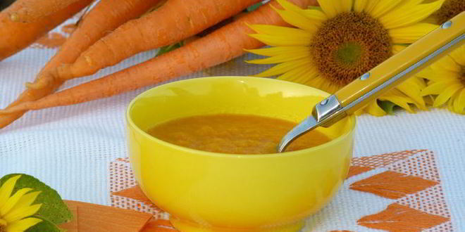 Рецепт холодного морковно-апельсиновый крем-суп