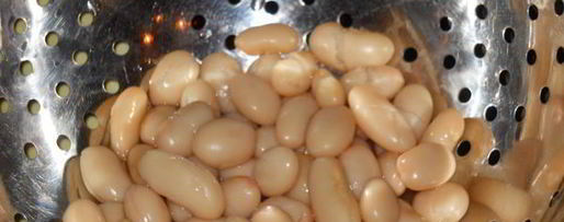 Шаг 4: холодного огуречного супа с фасолью и ветчиной