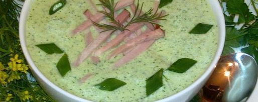 Шаг 6: холодного огуречного супа с фасолью и ветчиной