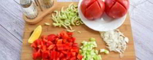 Шаг 1: холодного супа гаспачо