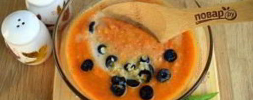 Шаг 2: холодного супа из кабачковой икры