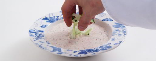 Шаг 1: холодного супа из редиски и молока