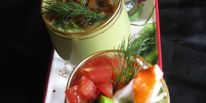 Рецепт холодного супа-пюре авокадо и компания