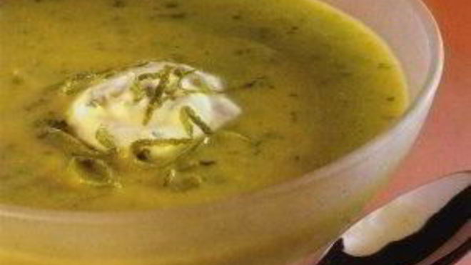 Рецепт Холодного супа-пюре из авокадо