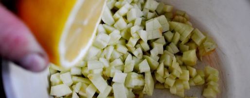 Шаг 1: холодного супа-пюре из кольраби с яблоками