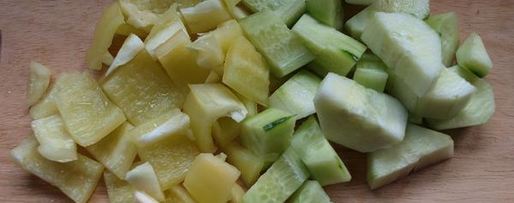 Шаг 1: холодного супа-пюре солнечная свежесть лета