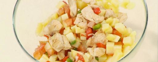 Шаг 2: холодного супа с курицей