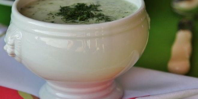 Рецепт холодного супа с огурцом