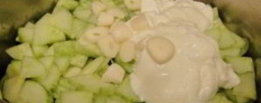 Шаг 1: холодного супа с огурцом