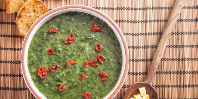 Рецепт холодного зеленого супа