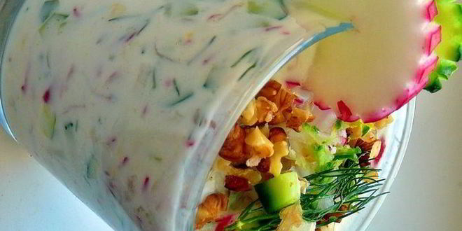 Рецепт летнего, холодного, йогуртового супа