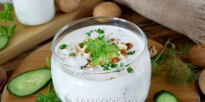 Рецепт супа таратор с йогуртом
