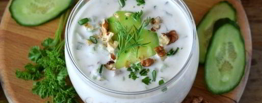 Шаг 9: супа таратор с йогуртом