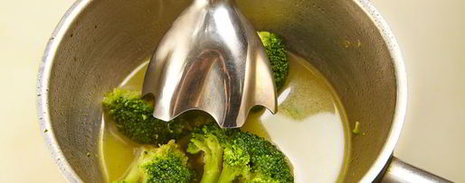 Шаг 14: крема-супа из брокколи с лососем