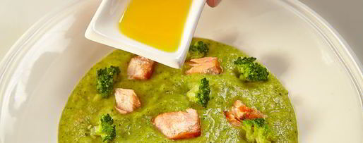 Шаг 24: крема-супа из брокколи с лососем