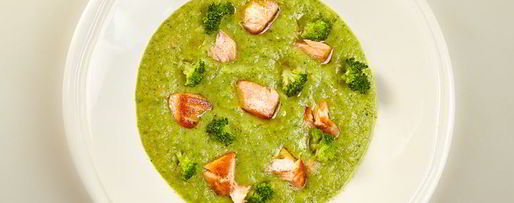 Шаг 25: крема-супа из брокколи с лососем