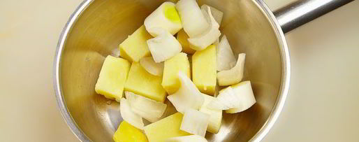 Шаг 3: крема-супа из брокколи с лососем