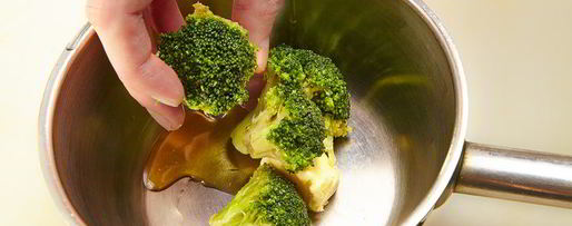 Шаг 7: крема-супа из брокколи с лососем