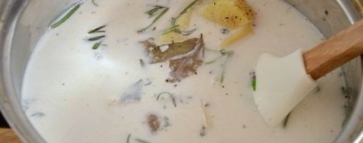 Шаг 4: крема-супа из шампиньонов с пармезаном