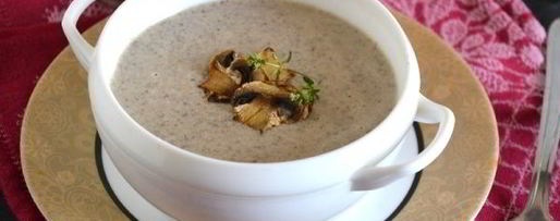 Шаг 7: крема-супа из шампиньонов с пармезаном