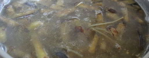 Шаг 7: куриного супа с баклажанами и лапшой зеленый чай