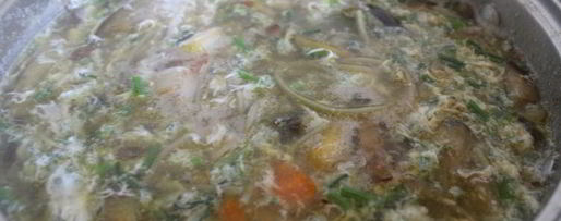 Шаг 9: куриного супа с баклажанами и лапшой зеленый чай