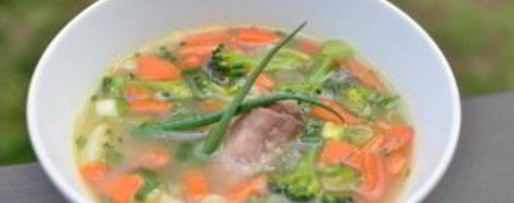 Шаг 7: куриного супа с брокколи