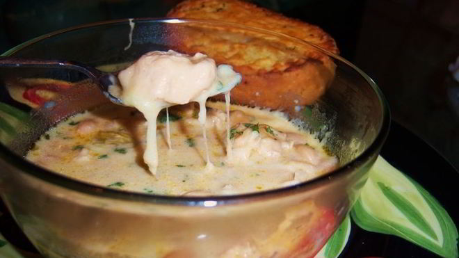 Рецепт Куриного супа с плавленым сыром