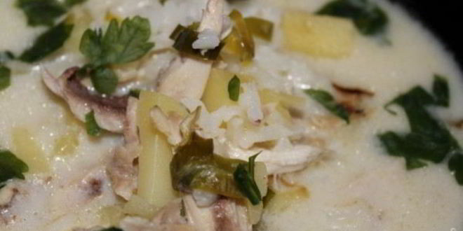 Рецепт куриного супа с сыром