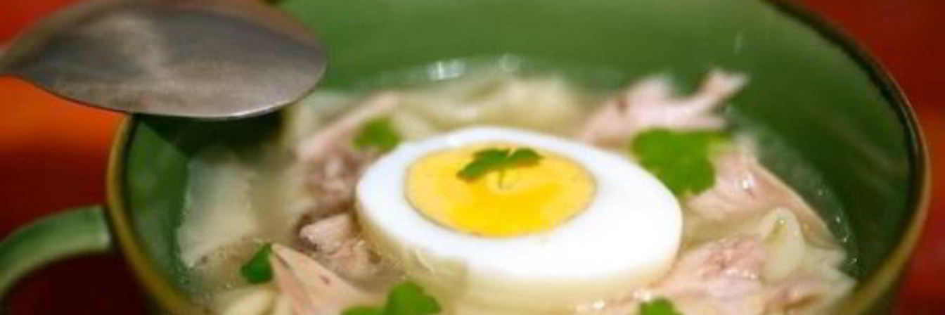 Рецепт Куриного супа с яйцом