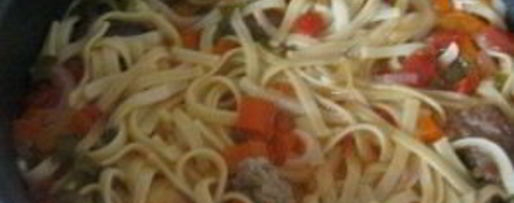 Шаг 10: лагмана из говядины в мультиварке