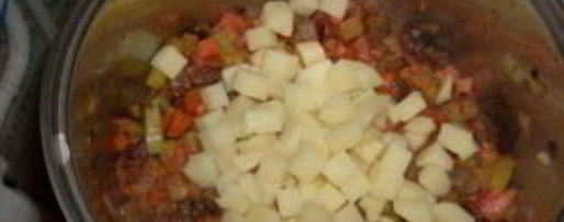 Шаг 2: лагмана из спагетти