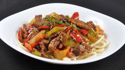 Рецепт Лагмана — лапши со свининой и овощами