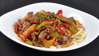 Рецепт Лагмана — лапши со свининой и овощами