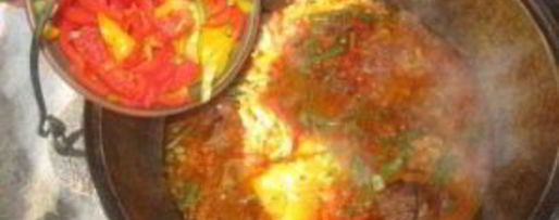 Шаг 3: лагмана на костре в казане