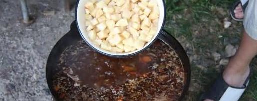 Шаг 44: лагмана на костре