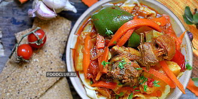 Рецепт лагмана по-арабски