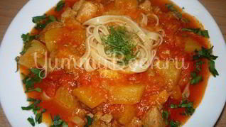 Рецепт Лагмана по-домашнему из мультиварки